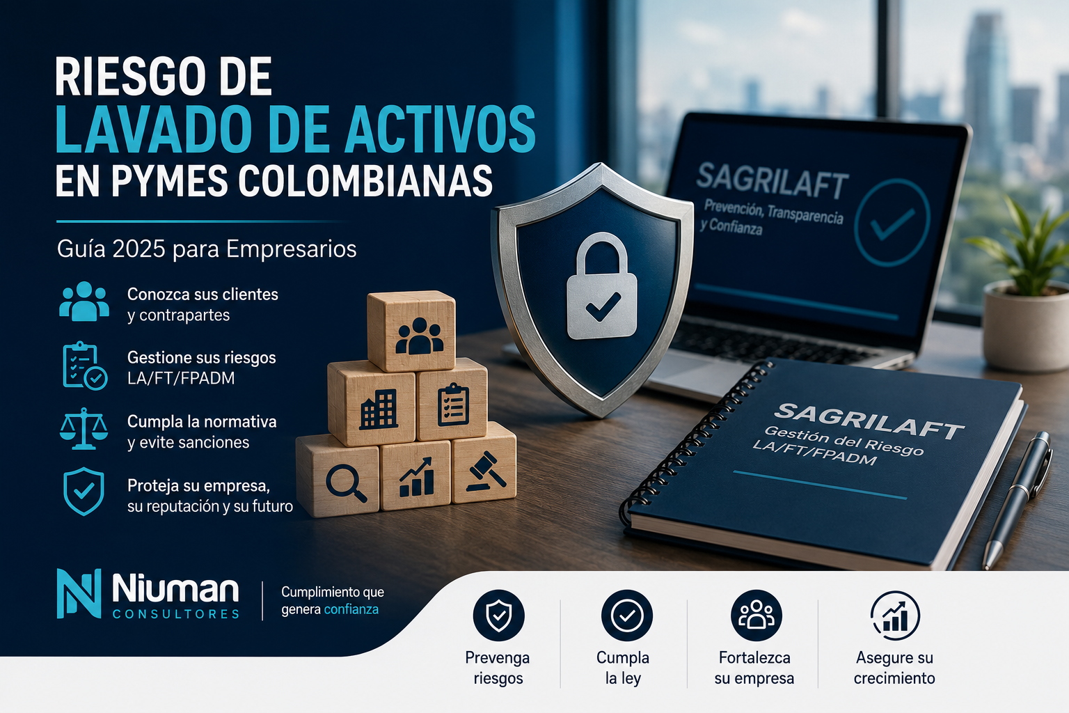 Riesgo de Lavado de Activos (LA/FT) en Pymes Colombianas: Guía 2025 para Empresarios