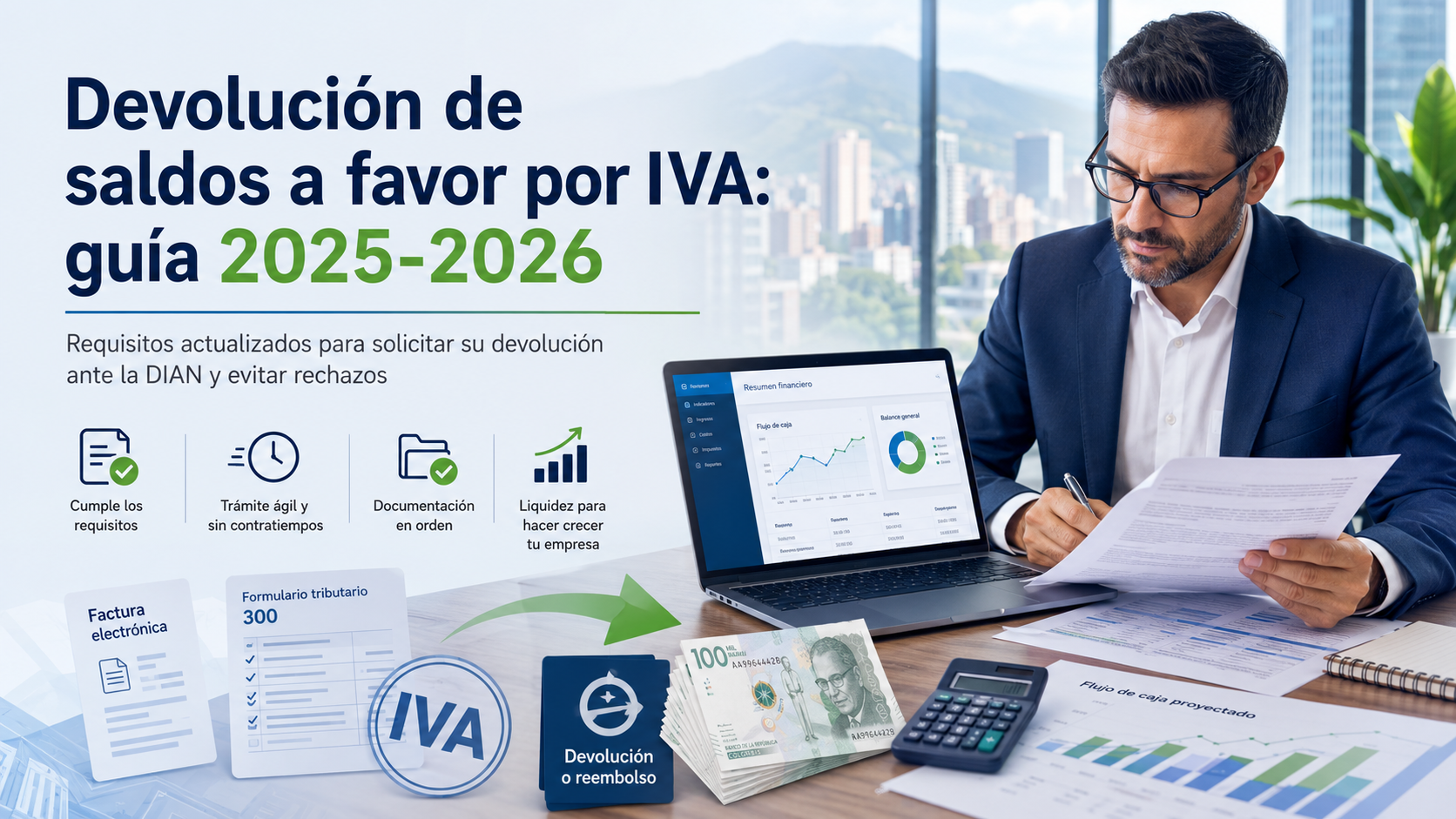 Devolución de saldos a favor por IVA: guía 2025-2026